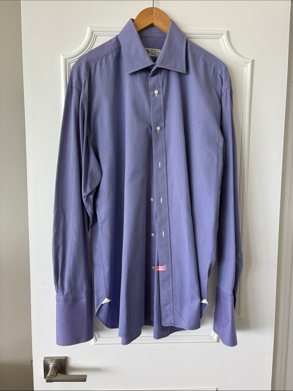 Lavender Herringbone Dress Shirt